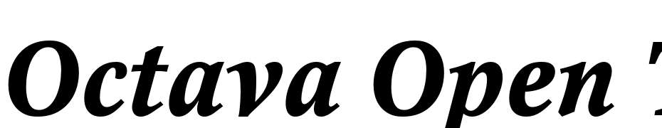 Octava Open Type Scarica Caratteri Gratis